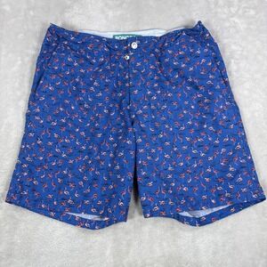 Bonobos Flamingo Blue Swim Trunks Shorts Swim Suit  Beach Mens Size 30 7" Inseam